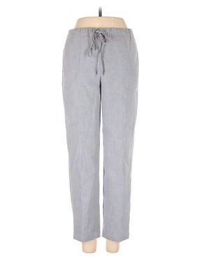 Light Gray Drawstring Casual Pants S